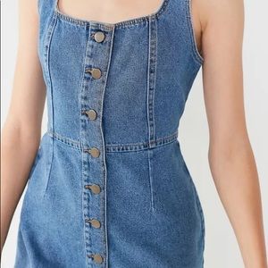 UO Denim Button Up dress